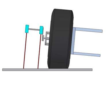 position of the tire with respect to the ground) is used to determine the sensor outputs that correlate with the wheel/tire assembly s camber angle and zero wheel lift condition.