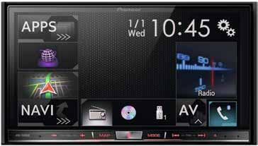 1 1 Pioneer AVIC-F60DAB the master of car entertainment and navigation. This AVIC system brings together pro sound quality audio components and a 7" (17.8cm) WVGA multi-touch display.