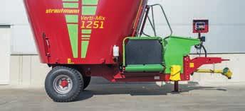 Verti-Mix Single XC Front Cross Conveyor Mixer Front cross conveyor Enclosed hay ring Single axle with hydraulic brake Wide angle PTO Digistar EZ2500 adding weighing Direct hydraulic connection to