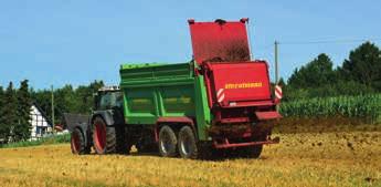 Muck Spreaders Manure/Universal PS SERIES - PS2201, PS2401, PS3401 A high capacity range suitable for the professional user, with capacities from 20m 3 to 26m 3.