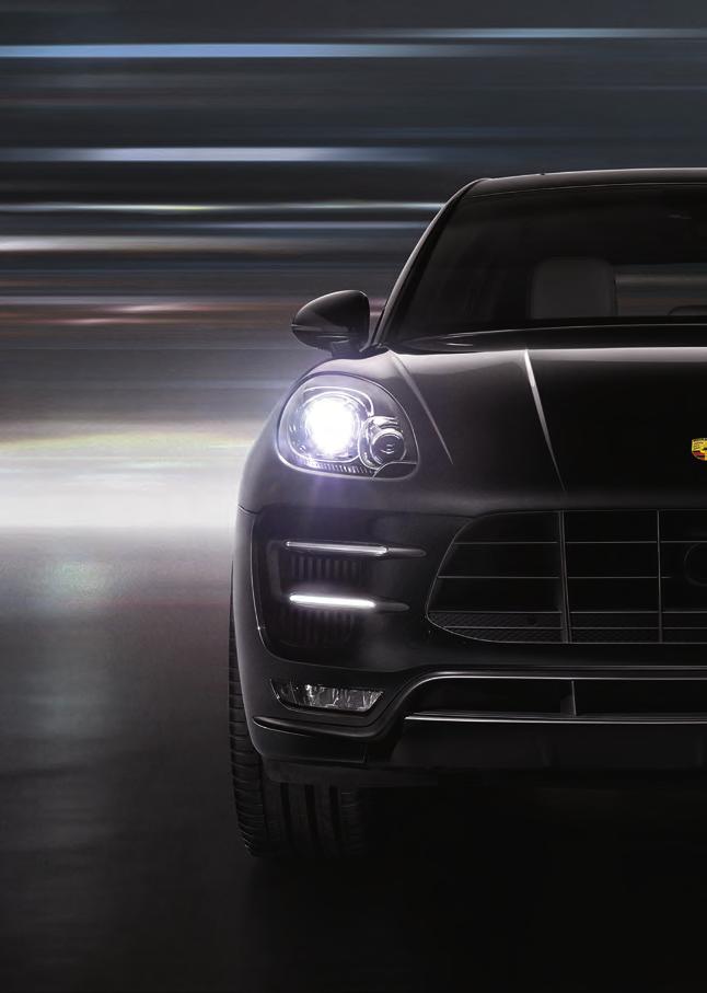 Multitasking Lights and visibility Bi-Xenon headlights with Porsche Dynamic Light System (PDLS) The Bi-Xenon headlights feature automatic and dynamic range control, which provides uniform