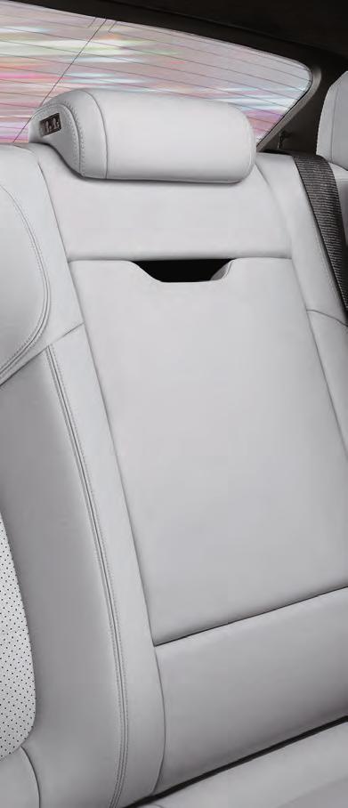 Multitasking Comfort In the midst of life there is space for five. Rear seats The rear bench seat has a three-way split-folding ratio and folds down fully if required.