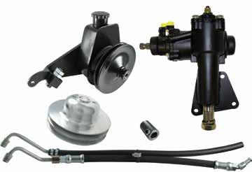 The Borgeson integral power steering gearbox provides true modern power steering feel, feedback and a quick 14:1 ratio.