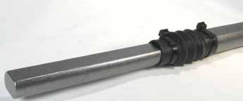 Telescoping Shaft Borgeson offers two telescoping shaft assemblies in 24 and 36 overall lengths.