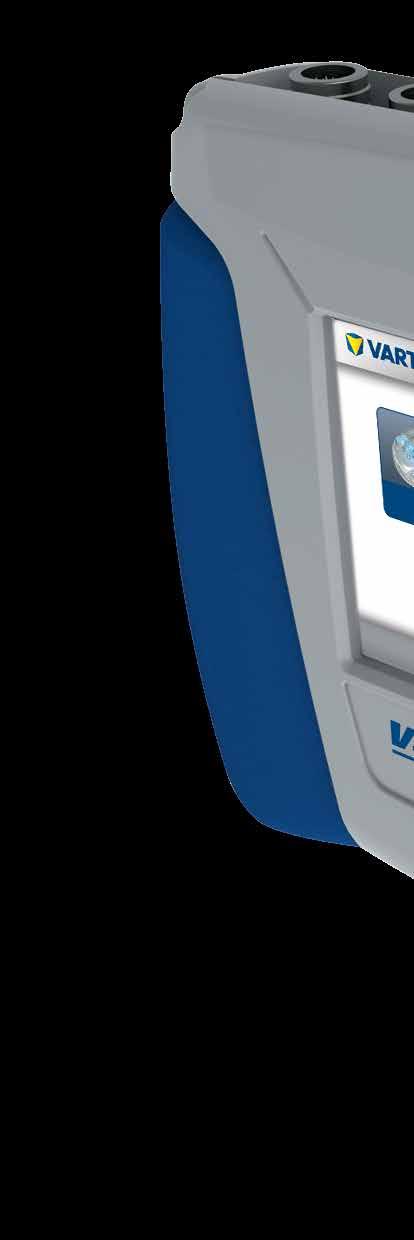 IMPROVE, ACCELERATE AND EXPAND YOUR BUSINESS WITH VSSP 2.1 The all-in-one solution from VARTA The VSSP 2.1 communicates directly via the OBD socket with the Battery Management System of the vehicle.