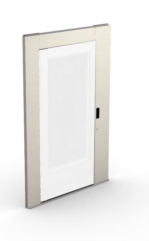 Door opening height (mm) Frame height (mm) 1800 2040 1900 2140 2000 2240 Door opening height The actual height of
