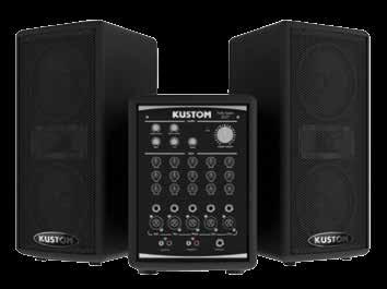 PASYSTEMS KUSTOM PROFILE 100 1 x 6 speaker per box, with high