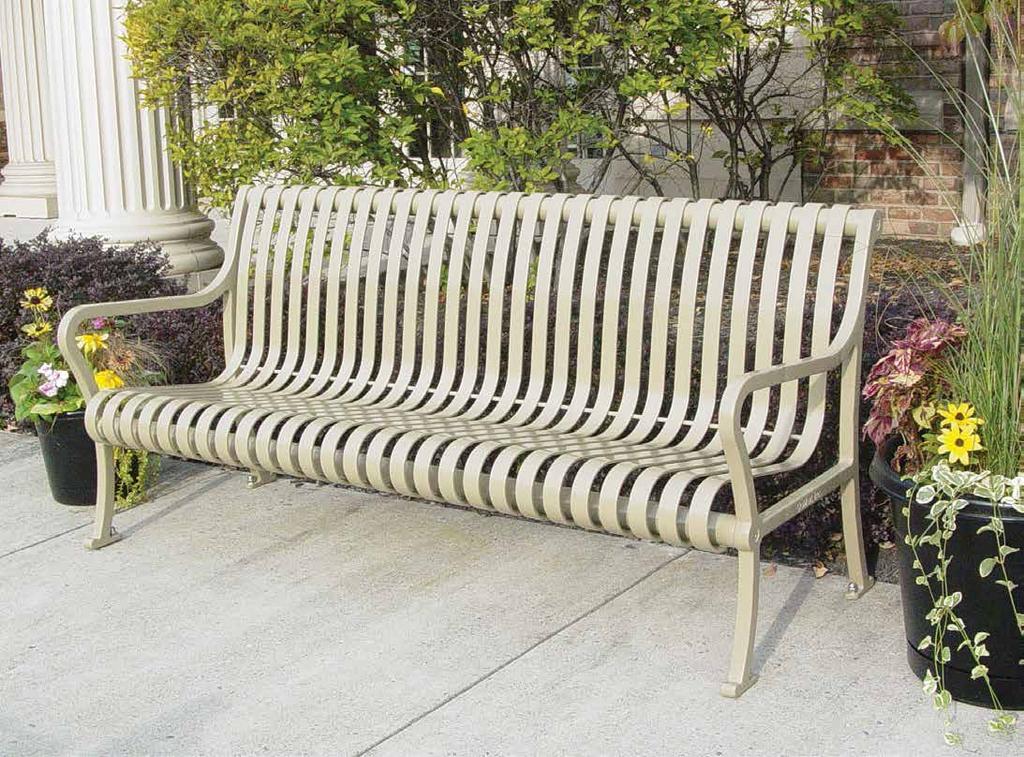 DUMOR SIGNATURE Shown in Carlsbad BENCH 93 93-60 6' long, 2 supports, 292 lbs.