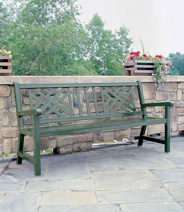 DUMOR SIGNATURE bench 117 117-60 6' long, 2 supports, 223 lbs. $1,520 117-80 8' long, 2 supports, 275 lbs.