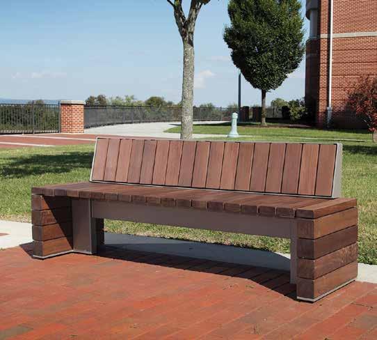 bench 276 276-60I 6' long, Ipe, 2 supports, 349 lbs. $2,495 276-80I 8' long, Ipe, 2 supports, 415 lbs.