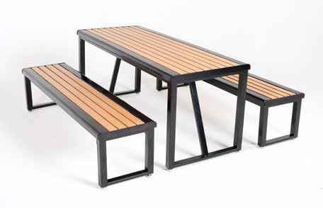 $3,185 299-60-1PL ADA Accessible Picnic Table, Recycled Plastic, 503 lbs. $3,440 299-66PL 6' Picnic Table, 6 seats, Recycled Plastic, 626 lbs.