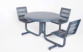 $2,055 294-40HS 42" Table, 4 Seats, Steel, 329 lbs. $2,220 294-50HS 42" Table, 5 Seats, Steel, 396 lbs.