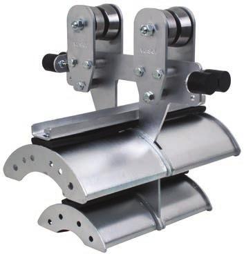 I-Beam Fetoon Sytem 37 VS25 Serie I-Beam Cable Trolley (with two upport addle) VS25A-S2 (M Type -Ø60) Steel Galvanized Carrier body teel Support addle teel Temperature Reitance -30 C to +70 C Cable