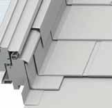 For combi applications* Type EKL works with groupings on low-profile roofing