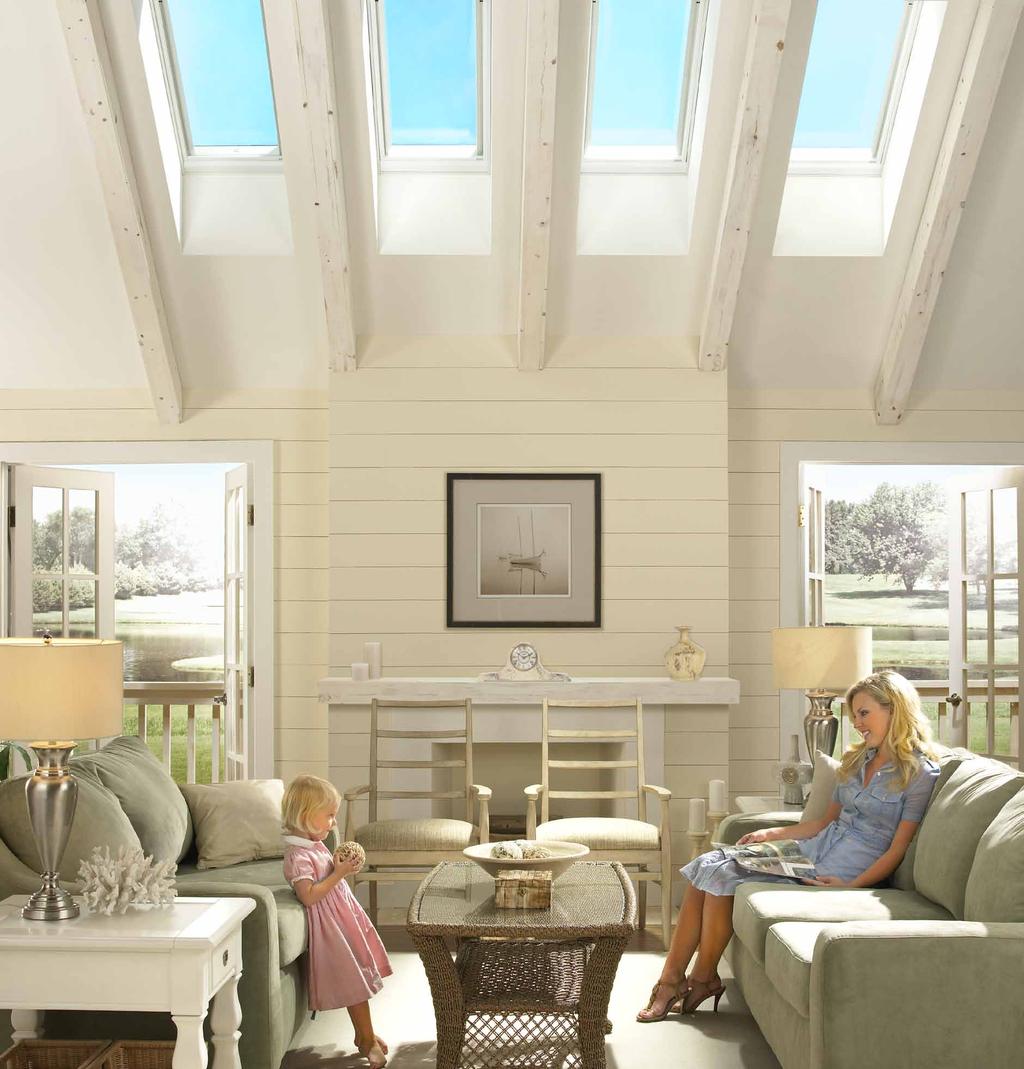 Curb mounted skylights 0-60 0:12-20:12 Electric venting skylight - model VCE Brings in abundant natural light and opens with the touch of a button to let in fresh air.