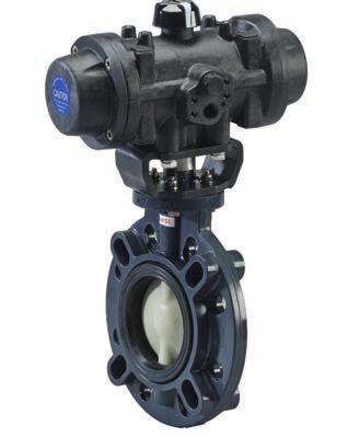 Series 79 A-S/Type-57P Butterfly Series 79 A-S/Type-21 Ball Valve Standard Features (Sizes 1-1/2" - 8") Standard Features (Sizes 1/2" - 4") Type-57P PVC body, PP disc, EPDM or FKM seals wafer style