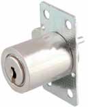 Furniture Cylinders MZ.1032 Lock cylinders for furniture doors, left and right hinged and drawers. The key cannot be removed from the cylinder when open.