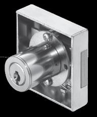 Surface Mounted Dead Lock MAS.1074 Surface mounted dead lock can be used with left or right doors as well as with top and bottom locking drawers.