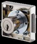Surface Mounted Latch Lock MAS.1075 Surface mounted latch lock can be used left or right doors as well as top and bottom locking drawers.