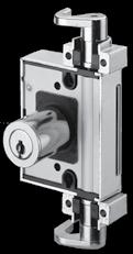 Housing supplied in solid natural brass with nickel plating Lock cylinder type 1057 brass, nickel-plated (see page K.