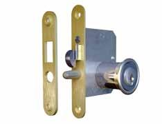 Hook Bolt Lock MAS.AK901 JuNie furniture lock 2888 with Kaba cylinder for sliding and rollscreen doors. The key retracts the hook to open. Turning the key in the counter direction locks the hook.