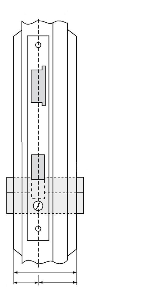 Determining the Cylinder Length Door furniture Door trim Mortise lock Latch Mortise locks Latch Bolt Bolt Max. 3 mm standoff Max.