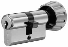Thumbturn Cylinder Europrofile 17 mm DKZ For all mortise door locks in Europrofile.