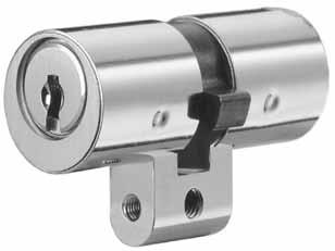 Double Cylinder, Swiss Round Profile 22 mm DZCH For all mortise door locks in Swiss round profile. The cam operated the bolt and latch in door locks with key latch operation.