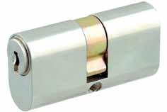 Double Cylinder, Union Profile DZUN For all mortise door locks in Union (UK) oval profile. The cam operated the bolt and latch in door locks with key latch operation.