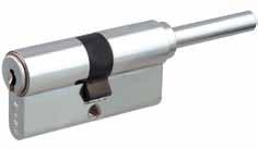 Thumbturn Cylinder in Europrofile DKZ.AK297, with Elongated Rotor 8mm dia. For all mortise door locks in Europrofile.