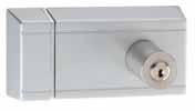 Configuration Backset 70 mm, burglary resistant according to Austrian ÖNORM B5456 Double throw bolt with nickel-plated striking plate or safety bracket Knob or cylinder on the inside Can be installed