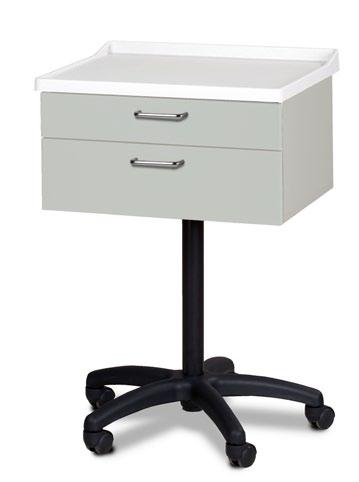 legs with 4 dual wheel locking casters Ships fully assembled Laminate Top, Mobile, Equipment Cabinet