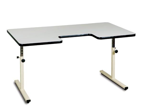 Work/Activity Tables Work/Activity Tables Powder Board Table* High pressure laminate top with tee-moulding on edges Height adjustable