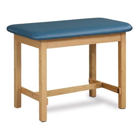 19 cm) 1701 Bariatric Treatment Table Plywood top and solid hardwood legs 6-leg design with triple bolted corner legs Built-in 15 kg) 6190 Taping Table with Shelf Heavy