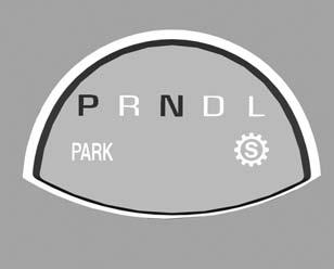 Automatic Transmission Gear positions are indicated on the instrument panel. The engine will not start unless the shift lever is in P (Park) or N (Neutral).