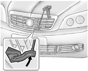 Lower the hood 30 cm (12 in) above the vehicle and release it so it fully latches.