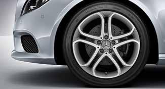 Brake. Multi-spoke wheel Finish: titanium silver Wheel: 8.5 J x 18 ET 34.