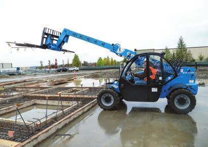 Telehandlers GTH -5519 Options And Accessories Additional Options And Accessories Cab air conditioner Foam-filled