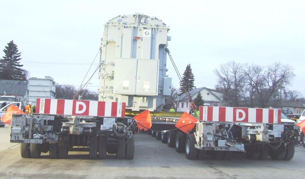 OVERLOAD PERMIT REQUEST MIT received an overload permit application from Equipment Express Inc. to haul three transformers.