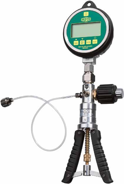 REF-CLASS-GAUGE The digital pressure test gauge takes the concept of an analog gauge, and brings it to a new level, as only digital calibrators can do.
