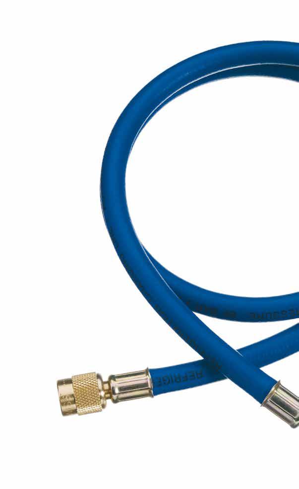 Charging Hoses REFCO Magic Seal Charging Hoses Magic Seal charging hose features: Built in valve automatically closes when disconnecting the charging hose from the system, preventing refrigerant loss