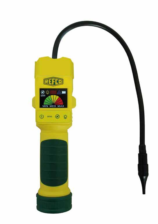 TRACE-LOCATOR Electronic Leak Detector The leak detector for professional leak detection with trace gas 95/5 (95% nitrogen, 5% hydrogen), featuring the latest technology.