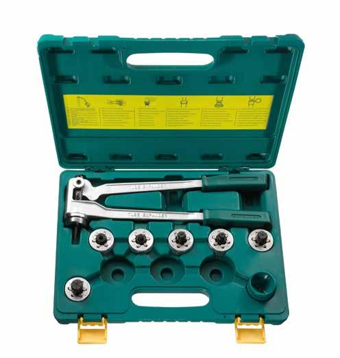 Expander Tool Set 14297-RF Expander tool set. Complete with expander plier and 6 heads in steel box.