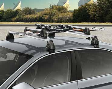 Other Roof rack sack (000 071 156) roof systems and carriers can be mounted to the basic roof rack, such