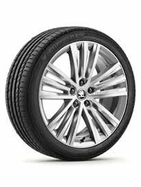 0J x 19" for 235/40 R19 tyres ET44, anthracite metallic brushed Sirius 3V0 071 499D 8Z8 brushed light-alloy wheel 8.