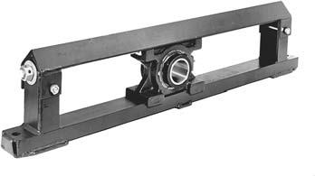 TAKE-UP FRAME ASSEMBLIES ZHT Center Pull Type Heavy Duty - 5000 Series For shaft sizes 1¹⁵ ₁₆ through 7", 12" through 42" travel. Dimensions, page 36.