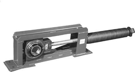 ZST TAKE-UP ASSEMBLIES CENTER PULL HEAVY DUTY SPRING LOADED 5000 Series Double Set Collar Utilizes ZHT Frame Absorbs Shock Reduces Maintenance Extends System Life Compact - Reliable Specifications