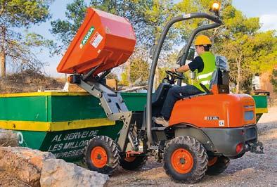 VERSATILE Ausa site dumpers fulfil actual builders needs, with different payloads and a