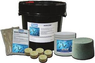 ADDITIVES Macro-Zyme TM Beneficial Bacteria Macro-Zyme TM is the perfect choice for the control and elimination of sludge and foul odor in tanks, ponds, and lakes.