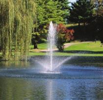 DECORATIVE FOUNTAINS J Series Kasco J Series fountains are the perfect focal point in any pond or lake. From the 30 ft.